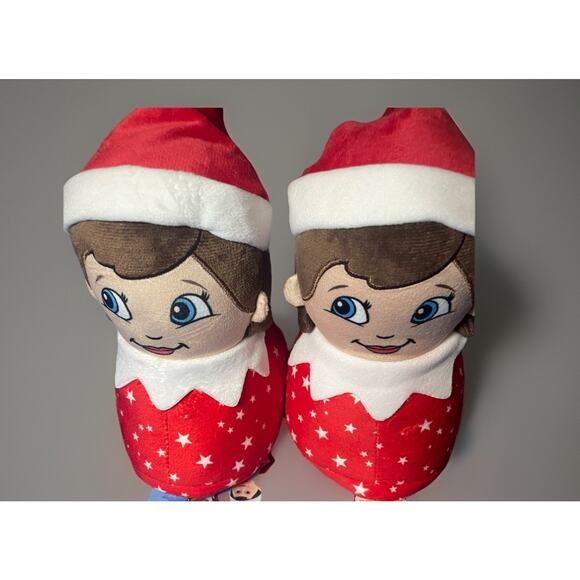 NWT Elf On The Shelf Womens Christmas Slippers Size Medium 9-10 - Picture 2 of 5